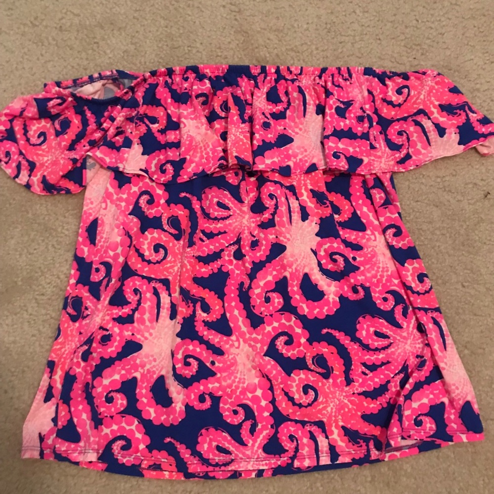 Off the Shoulder Lilly Pulitzer Shirt